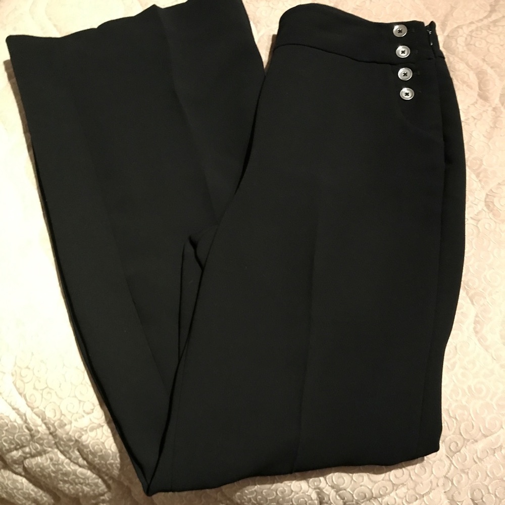 Black dress pants WHBM 6
